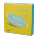 Farfurie compartimentata din silicon cu ventuza, blue, U-Grow - Image 3