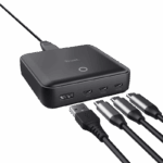 Statie de incarcare Trust,  4 porturi: 1 x USB-A & 3 x USB-C, putere maxima 100W, compatibil cu laptop, tableta, smartphone, accessorii, negru - Image 4