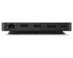 Lenovo USB-C Dual Display Travel Dock; Color: Eclipse Black; Weight: 137 g (0.3 lb); AC Plug: Type-C; Output Power: 65W; OS Requirements: Win 10, Win 11; USB Ports: 1 x USB-A 10 Gbps, 2 x USB-C 10 Gbps (1 x AOU 12W Max); Video Ports: 1 x HDMI 2.1, 1 - Image 3
