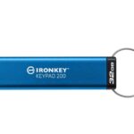 Memorie USB Kingston Keypad 200 32 GB, USB 3.2, Albastru