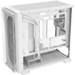 Carcasa ASUS A23 PLUS TG ARGB WHITE, RGB, Mid Tower, White - Image 9