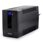 UPS nJoy Horus Plus 2000, 2000VA/1200W, Afisaj LCD cu ecran tactil, 4 Prize Schuko cu Protectie, Repornire Automata, RJ11 protectie pentru linia de telefon/modem, Posibilitatea de monitorizare si control prin USB, LAN si internet, port de comunicare USB, rata de eficienta pana la 90% - Image 2
