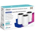 TP-Link AX6000 whole home mesh Wi-Fi 6 System, Deco X80(3-pack); Dual- Band, Standarde Wireless: IEEE 802.11ax/ac/n/a 5 GHz, IEEE 802.11ax/n/b/g 2.4 GHz, viteza wireless: 5 GHz: 4804 Mbps, 2.4 GHz: 1148 Mbps, Locuințe cu 4-7+ camere, 4×4 MU-MIMO, interfata: 1× Port de 2.5 Gbps + 2× Porturi Gigabit. - Image 5