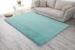 Covor Heinner shaggy soft blanita Turcoaz 50x90 cm - Image 2