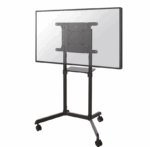 Stand mobil de podea, Neomounts by Newstar NS-M1250BLACK, 37"-70", VESA max. 600x400, suporta pana la 70kg, inclinatie 5°, rotatie 90°, negru