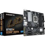 Placa de baza Gigabyte B760M D3HP, Socket 1700, DDR4, Micro-ATX