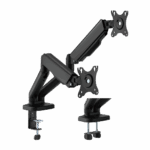 Braț pentru monitor cu contragreutate Material: Oțel, Plastic Tehnologie: Arc Suprafață finisaj : Vopsit electrostatic, Acoperire cu Pulbere Dimensiune compatibila ecran: 17"-32" Greutate maxima (pe ecran): 2~9 kg Compatibilitate VESA: 75x75, 100x100 Interval de inclinare : +90°-90° Interval de