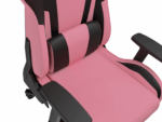 Scaun gaming Genesis Nitro 720, piele ecologica, reglabil pe inaltime, suporta pana la 150 kg, inaltime reglabila 46.5 - 53.5 cm, spatar ajustabil 135°, dimensiuni roti 60mm,  negru/roz - Image 3