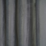 Set 2 draperii catifea 140x270 cm - Gri - Image 3