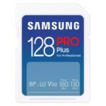 Card de Memorie SDXC Samsung, PRO Plus, 128GB, MB-SD256S/EU, Clasa U1, V10, pana la 120MB/S