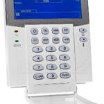 Tastatura Led Icon Paradox, K35, cablata  pentru 32 de zona si 2 partitii, taste rapide pentru afisare defecte, suporta 3 panici ( Panica, Incediu, Medical), cablare pe 4 fire, usita de protecite pentru taste