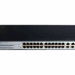 Switch 24 porturi POE Gigabit, Hikvision DS-3E2528P(B)(O-STD), Full Managed, 24  x Gigabit Poe electrical ports si 4 x Gigabit combo ports, SwitchingCapacity 336 Gbps, Packet Forwarding Rate 51 Mpps,putere POE 370 W, maxim 30W per port, Software Function: Device Maintenance, Reliability, WLAN, Port
