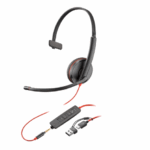 Casti Mono-casca HP Blackwire 3215, Wired, Negru