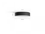 Plafoniera LED Philips Hue Enrave, Bluetooth, 9.6W, 1220 lm, luminaalba(2200-6500K), IP20, 26.1cm, Negru, Intrerupator cu variator i nclus - Image 3