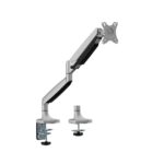 Suport monitor Serioux MM82-C012, tehnologie arc cu gaz, compatibilitate  dimensiune ecran 17"-45", greutate maximă suportata: (per ecran): 1~16kg, greutate maximă suportata pentru ecran curbat (per ecran): 1 ~ 13 kg,  VESA: 75x75, 100x100, inclinare: +90°~-90°, pivotare: +90°~-90°
