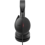 Casti Head-band DELL Pro Plus Wired ANC Headset - WH5024, Cu fir, noise-canceling, Negru - Image 2