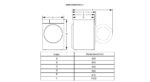 Masina de spalat rufe HEINNER HWM-H1014IVKA+++, 10 kg, 1400 rpm, Clasa: A, Alb - Image 2