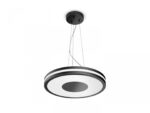 Pendul LED Philips Hue Being, Bluetooth, 25W (204W), 2900 lm, luminaalba(2200-6500K), IP20, 48.2x158cm, Negru, Intrerupator cu varia torinclus - Image 2