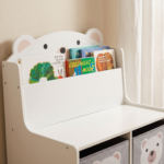 Bancuta cu spatiu de depozitare jucarii si carti Bear, U-Grow - Image 8