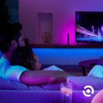 Banda LED RGB inteligenta Philips Hue Lightstrip Plus, Bluetooth, 20W, 1700 lm, lumina alba si color (2000-6500K), IP20, 2 metri - Image 6