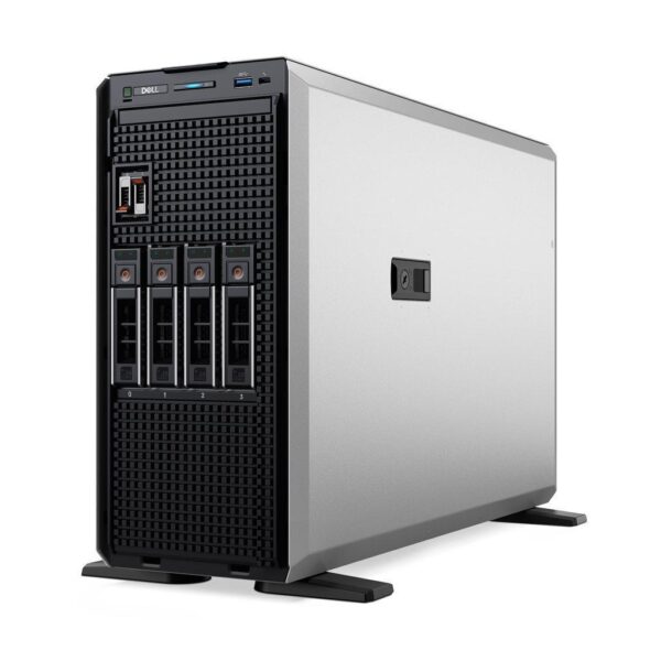 PowerEdge T360 Tower Server Intel Xeon 6 Performance 6315P 2.8G, 4C/4T, 12M Cache, Turbo, (55W) DDR5-4800, 32GB UDIMM, 5600MT/s ECC, 480GB SSD SATA Read Intensive 6Gbps 512e 2.5in Hot-plug AG Drive,3.5in HYB CARR, 3.5 Chassis with up to 8 Hot Plug Hard Drive, Motherboard with Broadcom 5720 Dual Port