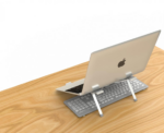Suport laptop Serioux, SRXNCPU2, material aluminiu, dimensiune deschisă: 190x250x4mm,dimensiune pliată: 60 x 250 x 4mm, grosime: 4mm, greutate: 180g, dimensiune compatibilă:  până la 15.6 ", culoare argintiu, 4 unghiuri ajustabile - Image 13
