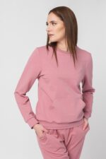 BLUZA COTON CASUAL FEMEI PINK-L - Image 6
