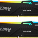 Memorie RAM Kingston FURY Beast RGB EXPO, 32GB DDR5, 6000MHz, CL30