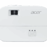 Proiector ACER P1157i, DLP 3D Ready, SVGA 800* 600, up to WUXGA 1920* 1200, 4800 lumeni, 4:3/ 16:9, 20.000:1, zoom optic 1.1x, dimensiune maxima imagine 300", distanta maxim de proiectie 12 m, boxa 3W, lampa 5.000 ore/ 15.000 ore extremEco, 29 dB, 2.4 kg, D-sub, composite video/ RCA, 2* HDMI,