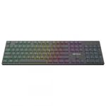 Tastatură office cu iluminare * Mod: USB cu fir * Număr tastă: 104 * Material: ABS * Culoare: Negru * Layout: SUA * Tip interfață: USB * Dimensiune: 438*126*26 mm * Compatibil cu Windows 2000/XP/Vista/Windows7/8/10/Mac - Image 3