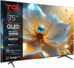 Televizor TCL QLED 75T8C, 189 cm, Smart Google TV, 4K Ultra HD, (Model 2025) - Image 2