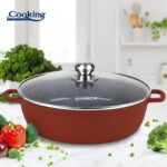 CRATITA ALUMINIU+CAPAC 40x9.8CM, 11 L, CALABRIA, COOKING BY HEINNER - Image 2