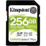 Card de Memorie SDXC Kingston Canvas Select Plus, 256GB, Class 10