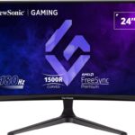 Monitor Consumer ViewSonic VX2418C, 24", 1920 x 1080 pixeli, Black, 2 ani Garantie