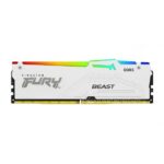 Memorie KINGSTON 16GB DDR5 6400MHz CL32 FURY Beast RGB White