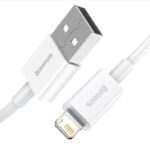 CABLU alimentare si date Baseus Superior, Fast Charging Data Cable pt. smartphone, USB la Lightning Iphone 2.4A, 1.5m, alb - Image 3