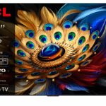 Televizor TCL QLED 85C655, 214 cm, Smart Google TV, 4K Ultra HD, Clasa F, Negru