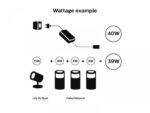 Sursa de alimentare pentru exterior Philips Hue, 40W, 240V, IP67 ,cabluelectric 1.5m, cablu 24V 0.6m, Negru - Image 4
