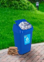 COS GUNOI CAPAC BATANT, RECICLARE ECO 35 L, ALBASTRU, HEINNER CARE - Image 3
