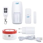 Sistem de alarma wireless PNI Safe House PG600, sistem inteligent de securitate pentru casa, conectare wireless, alarma antiefractie, alarma fara fir, alerta inteligenta prin aplicatia TUYA iOS / Android, compatibil cu Alexa si Google Assistant, dIMENSIUNI: 65 x 65 x 37 mm, Raza comunicatie - Image 7