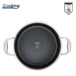 SEMIOALA INOX+CAPAC STICLA IN 3 STRATURI 28x13 CM, 7 L, TITANIUM3, COOKING BY HEINNER - Image 3
