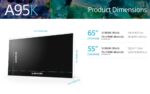 Televizor, Sony, Seria A95K, XR65A95KAEP, 2022, 65" - 164CM, QD-OLED, Smart TV, 4K, Titanium Black, Plat, Google TV, Mirroring iOS, Android, XR Cognitive Processor, HDR 10 XR Triluminos Max, 100 Hz, DVB-T/T2//C/S/S2, 2.2, 40 W, Wi-Fi, Bluetooth, 2 x HDMI 2.0,  1 x  RJ-45, CI+ slot, 2 x - Image 3