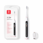 Periuta de dinti smart sonica Oclean X Lite, Functii: Motor Maglev 72,000 miscari/min, 5 moduri, 65 dB, Capacitate baterie: 1100 mAh, durata utilizare: pana la 40 zile, IPX7 waterproof, perie Professional Clean, culoare: gri