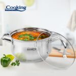 SEMIOALA INOX+CAPAC, 24 X 13.5 CM, 6.1 L, AMIRA, COOKING BY HEINNER - Image 4