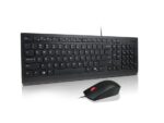Mouse LENOVO Essential Wired Combo, 1600 dpi, Negru