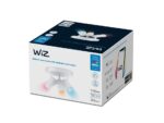 Spot LED RGB WiZ Imageo, Wi-Fi, Bluetooth, control vocal, 3xGU10, 3x5W, 1035 lm, lumina alba si color (2200-6500K), IP20, 12.3x21cm, Metal, Alb - Image 3