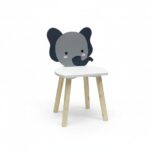 Scaun copii, MDF,design elefant, U-Grow