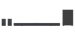 Soundbar TCL X937UE, 7.1.4, 1020W, Bluetooth 5.3, Dolby Atmos & DTS-X, Ray-danz, Subwoofer Wireless, Negru