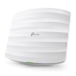 "AC1750 Ceiling Mount Dual-Band Wi-Fi Access Point PORT: 2× Gigabit RJ45 Port SPEED: 450 Mbps at 2.4 GHz + 1300 Mbps at 5 GHz FEATURE: 802.3af PoE and Passive PoE, 3× Internal Antennas, Seamless Roaming, MU-MIMO, Band Steering, Beamforming, Load Balance, Airtime Fairness, Centralized Management by - Image 2