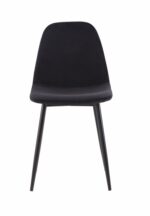 SET 2 SCAUNE DINING JAQUARD- BLACK - Image 2